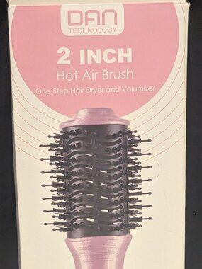 DAN Travel Hair Dryer Brush with Dual Voltage adapter for international travel